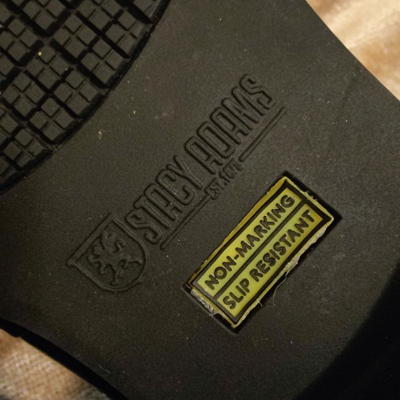 Stacy Adams Abbott Slip Resistant cap toe oxfords, Size 9W, Excellent Condition - Picture 12 of 14